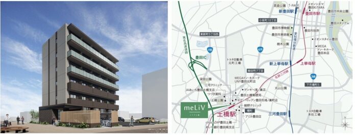 賃貸レジデンス「meLiV土橋」が竣工しますのメイン画像
