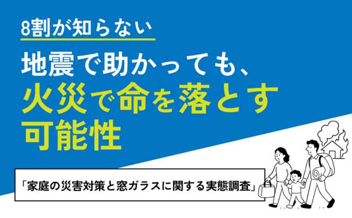 7割以上が災害に不安を感じるも、「窓の火災対策」は盲点のメイン画像