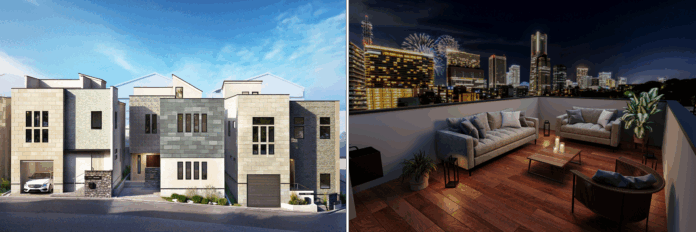 総合不動産企業リストグループのリストホームズ「LIST GARDEN 横濱桜木町」を販売開始　大人気の防犯機能強化住宅、全棟敷地面積100㎡超えのプライベート邸宅のメイン画像