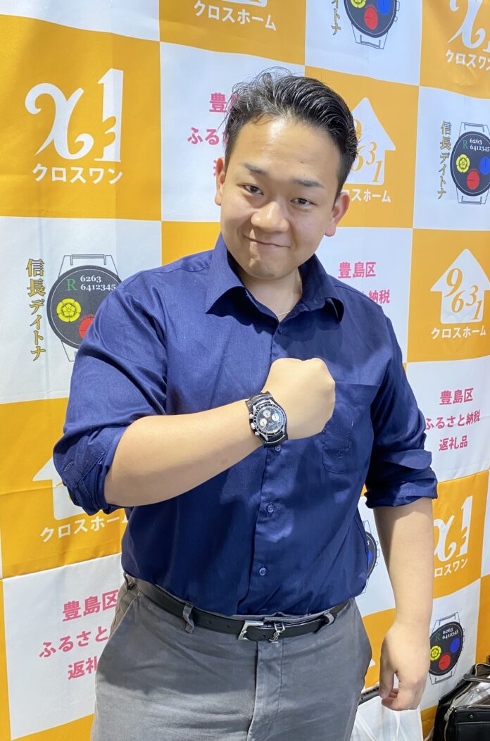 株式会社ウィンテート・代表取締役 松本将慶氏、歴史的価値を持つ「信長デイトナ」を装着体験のメイン画像