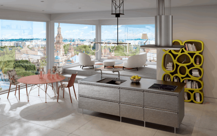 人気のマットメタリックデザインがより豊かな表情に進化！システムキッチンBAY「S チタニウム２」新登場のメイン画像