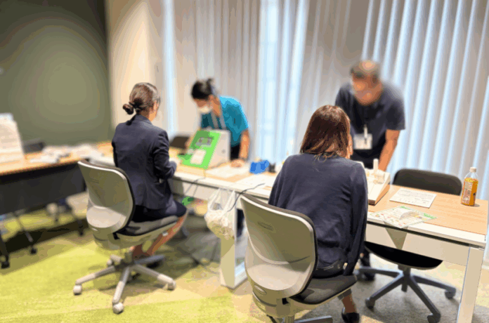社員向け健康測定会を実施 ― 木更津市健康推進課が出張で来所、職場の健康意識と活力を向上のメイン画像