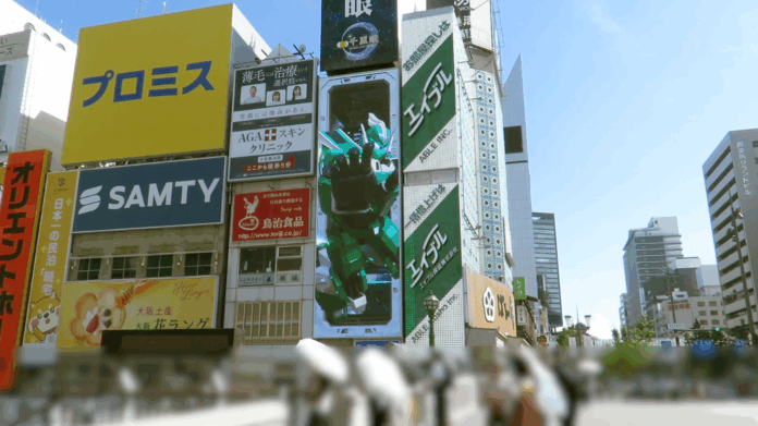 屋外広告のヒットが株式会社エイブルの”肉眼3D”オリジナル映像を制作エイブル道頓堀ビジョンで放映中のメイン画像