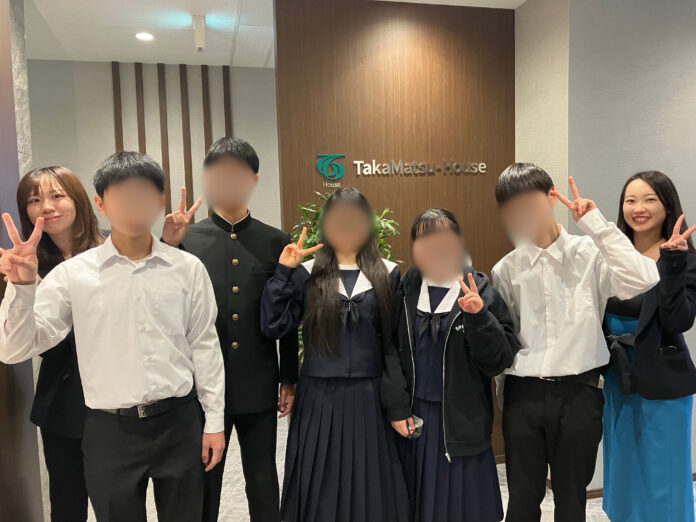 中学生が「営業」を学ぶ!?タカマツハウス、キャリア教育の一環として、初の企業訪問学習を実施のメイン画像