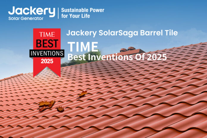 屋根の機能美を確立したエネルギー革新。屋根の機能美を確立したエネルギー革新！Jackeryが瓦型太陽光パネルで『TIME』誌の「Best Inventions of 2025」に選出のメイン画像
