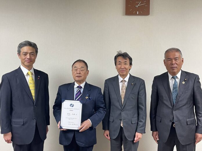 株式会社リビングライフ代表 炭谷久雄「ふるさと射水応援大使」を受嘱のメイン画像