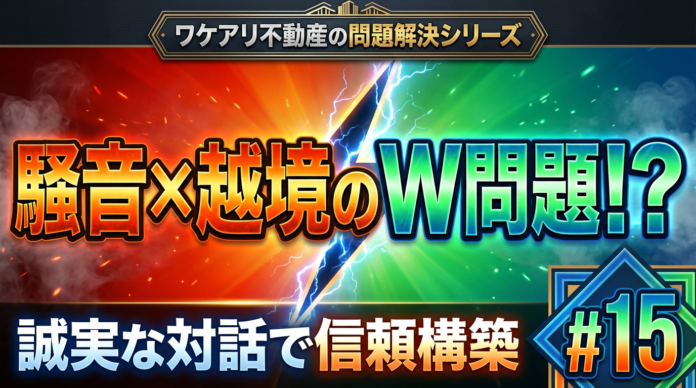 騒音と越境のトラブル土地なのに、すぐに売れた理由。のメイン画像