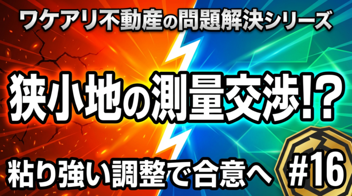 越境と狭小で建てられなかった土地が、高値で売れる理由。のメイン画像