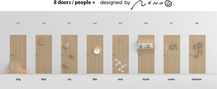 阿部興業（ABE） 創業80周年記念して デザインオフィス nendo が　新コレクション「8 doors / people +」をデザインのメイン画像