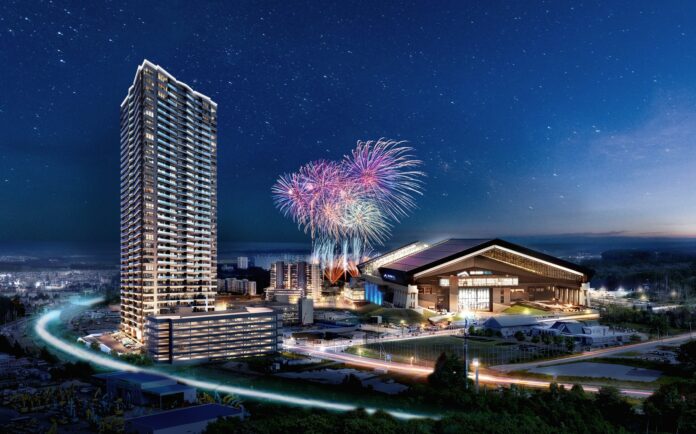 「ES CON FIELD HOKKAIDO」近接の分譲レジデンス誕生『（仮称）北広島市新駅タワープロジェクト』2028年完成に向けて着工のメイン画像