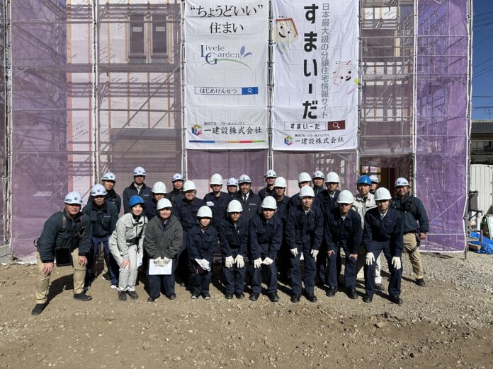 【一建設株式会社】「群馬県立館林商工高等学校」建築科2年生13名を対象に木造住宅の建築現場見学会を2026年1月28日（水）に開催のメイン画像