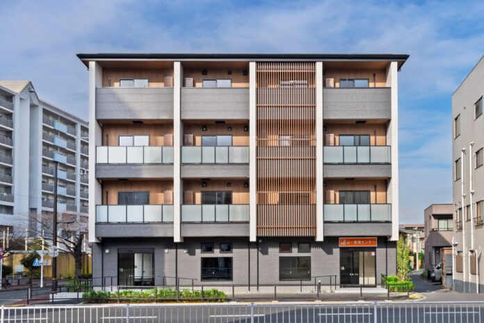 三井ホームが耐火建築物・４階建ての純木造マンションを竣工のメイン画像