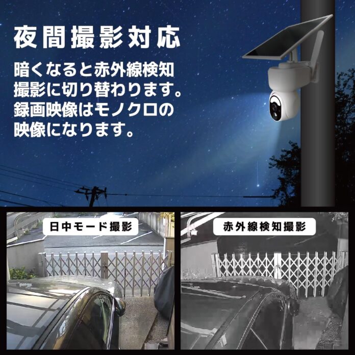 空き家被害は20年の3.7倍、1万件超の深刻な事態へ。遠隔から「空き巣対策」を可能にする、通信対応ソーラーカメラが資産を守る。のメイン画像
