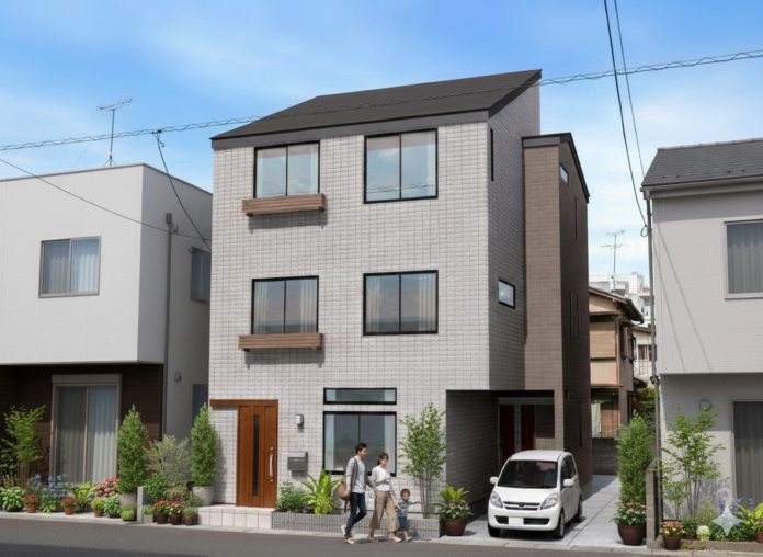 東京ゼロエミ住宅対象：敷地約23坪に建つ木造3階建て・完全分離型二世帯住宅 完成見学会を開催のメイン画像