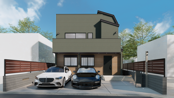 千葉県市川市中山二丁目にて借地権付新築戸建てを着工！のメイン画像