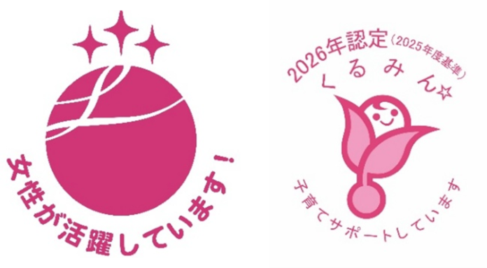 「えるぼし認定(3段階目)」、「くるみん認定」取得についてのメイン画像