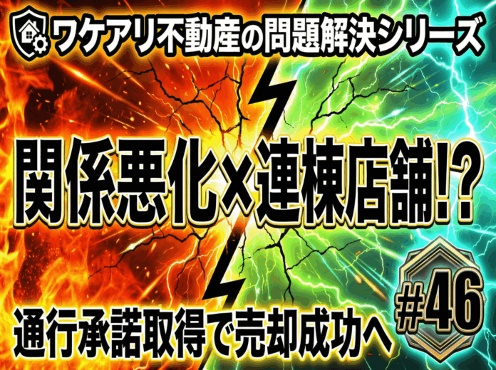 通行できなかった連棟店舗が、交渉で売れた理由のメイン画像