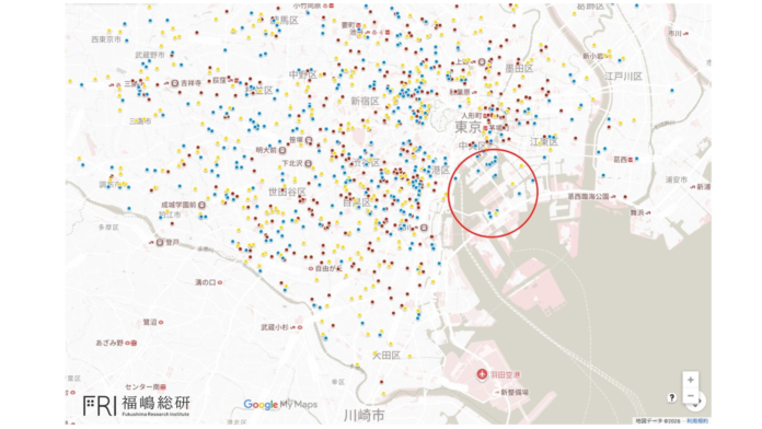 ブランドマンションの超過価値を地図上に公開のメイン画像