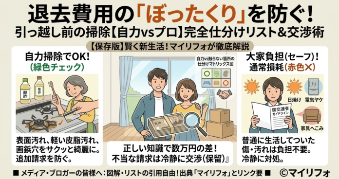 【春の引越しトラブル】退去費用の