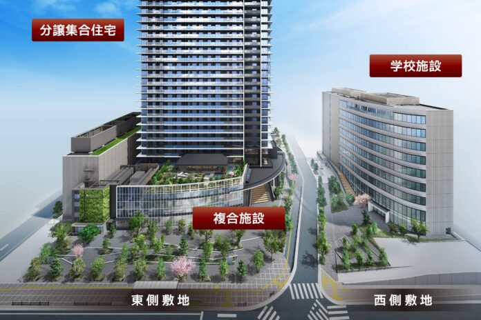 大阪・十三で超高層分譲マンション施工に参画　創業の地で新たな一歩、地域と共に進めるまちづくりプロジェクトのメイン画像