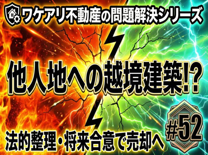 他人の土地にまたがる戸建が、交渉で売れた理由のメイン画像