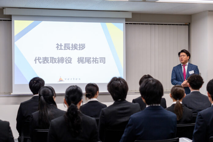 不動産投資のベルテックス　2026年度入社式を開催のメイン画像