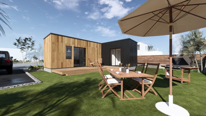 【新発売】景色を綴じ込める。最小限で、最大の豊かさを。モジュール建築『most-Flat』が㈱Mobitectより登場のメイン画像