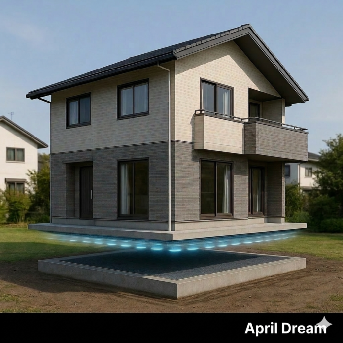 “地震の瞬間、家を浮かせる”発想から生まれた「電気浮上免震基礎システム」の開発設計仕様書を販売開始のメイン画像