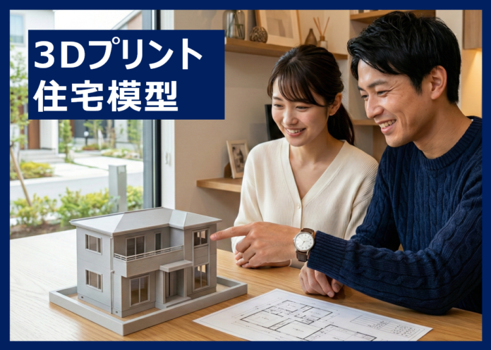 工務店・ハウスメーカー向け3Dプリント住宅模型サービスをリリースのメイン画像