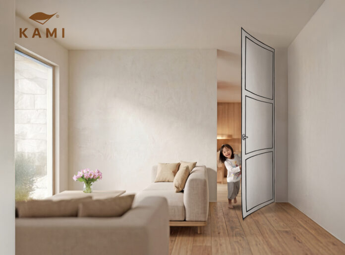 わずか0.１mm厚、室内ドアの常識を覆す極薄ドア『KAMI』が誕生のメイン画像