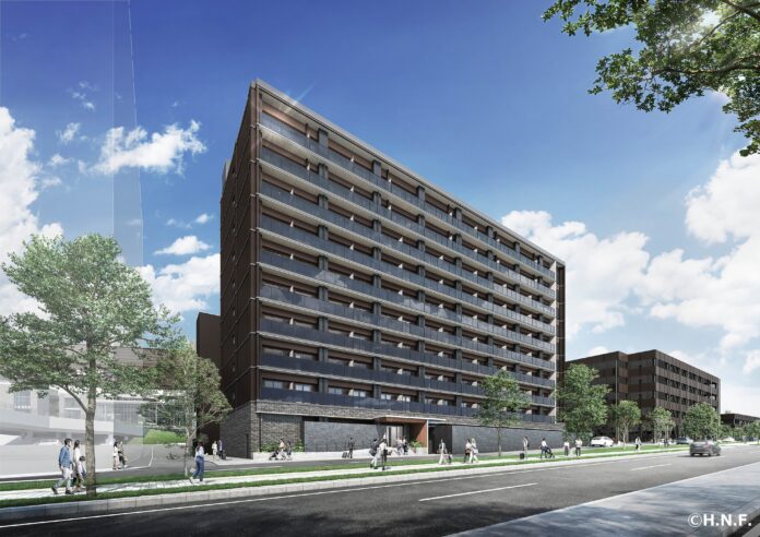 ESE、Fビレッジ内に学生・近隣就業者向け賃貸レジデンス『（仮称）ドーミーFビレッジ』を着工大学開校に合わせ、大浴場や食事サービス完備の安心な住環境を提供のメイン画像