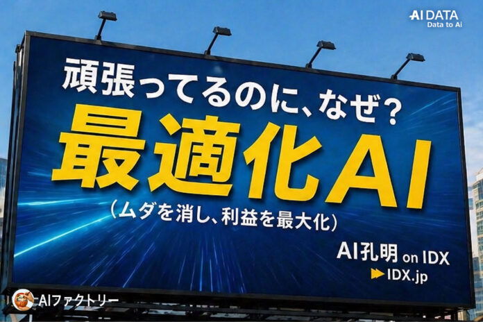 なぜ稼働率と収益は一致しないのか？— 不動産経営を最適化するAI「AI RealEstate on IDX」最適化AIモデルリリースのメイン画像