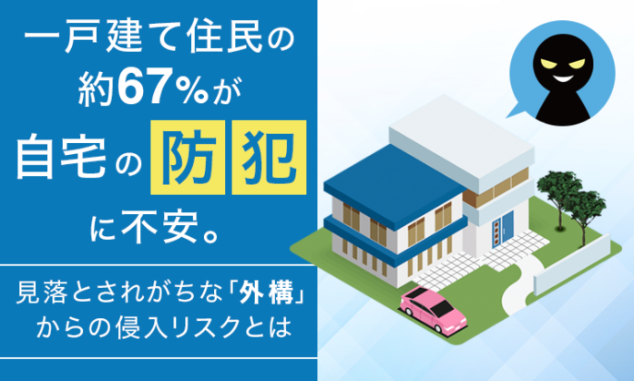 一戸建て住民の約67％が自宅の防犯に不安。見落とされがちな「外構」からの侵入リスクとはのメイン画像